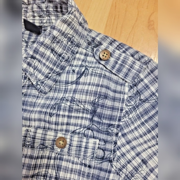 BUNDLE & SAVE Baby Gap plaid/floral/skull print shirt - Picture 7 of 9